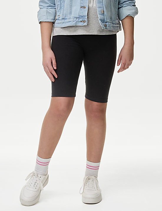 Cotton Rich Cycling Shorts (6-16 Yrs)