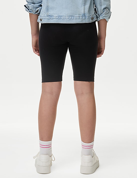 Cotton Rich Cycling Shorts (6-16 Yrs)