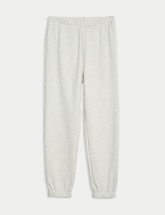 Cotton Rich Plain Joggers (6-16 Yrs)