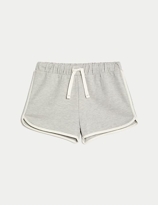 Pure Cotton Elasticated Waist Shorts (6-16 Yrs)
