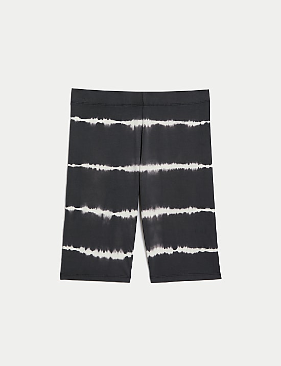 Radlerhose mit hohem Baumwollanteil und Muster (6–16 J.)