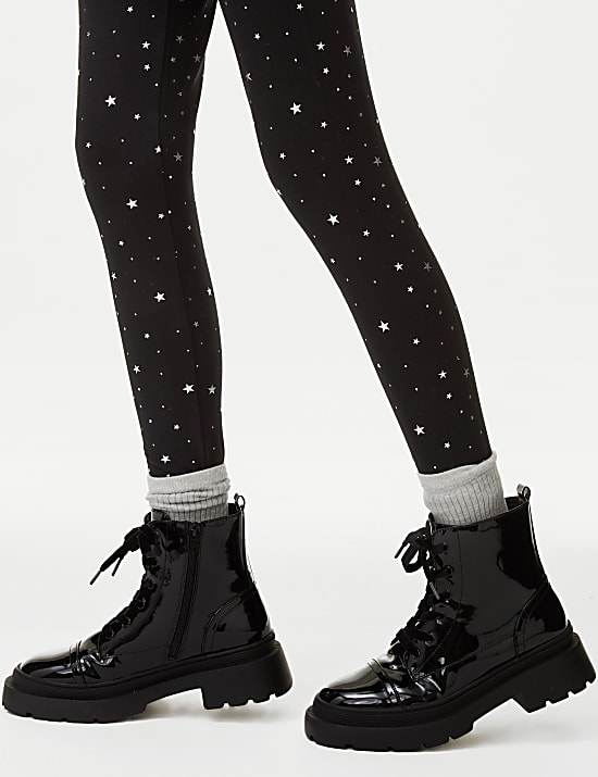 Leggings de algodón de estrellas (6-16 años)