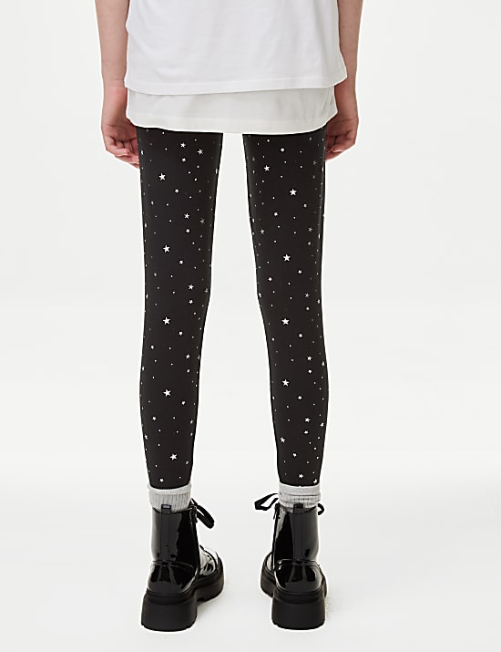 Leggings de algodón de estrellas (6-16 años)