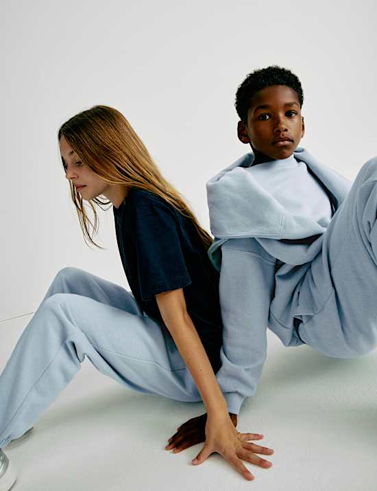 Jogginghose mit hohem Baumwollanteil (6–16 Jahre)