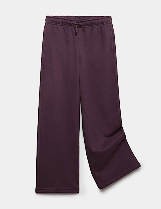 Wide Leg Cotton Rich Joggers (2-16 Yrs)