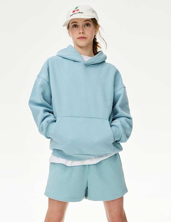 Katoenrijke korte broek (6-16 jaar)