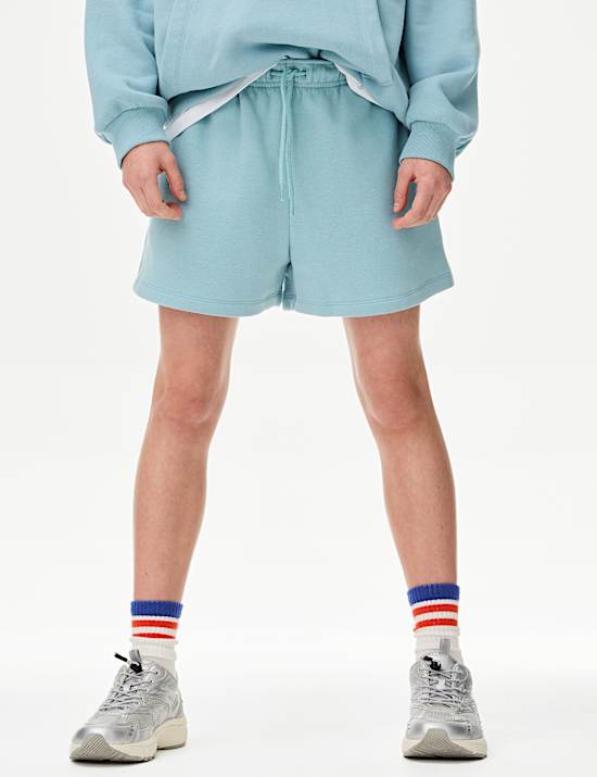 Katoenrijke korte broek (6-16 jaar)