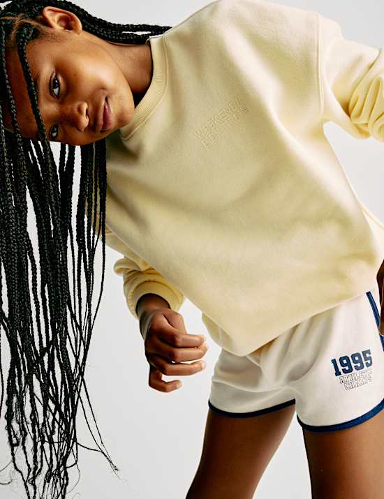 Cotton Rich Sports Shorts (2-16 Yrs)