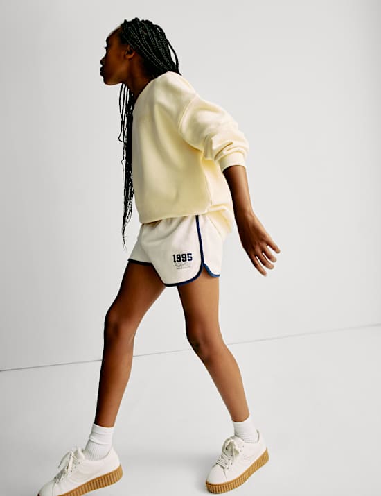 Cotton Rich Sports Shorts (2-16 Yrs)