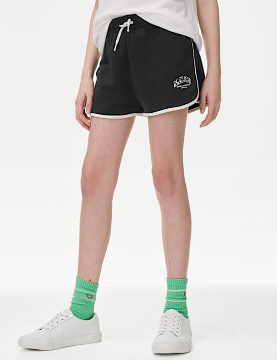 Cotton Rich Sports Shorts (2-16 Yrs)