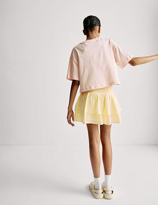 Φούστα από 100% βαμβάκι (6-16 ετών)