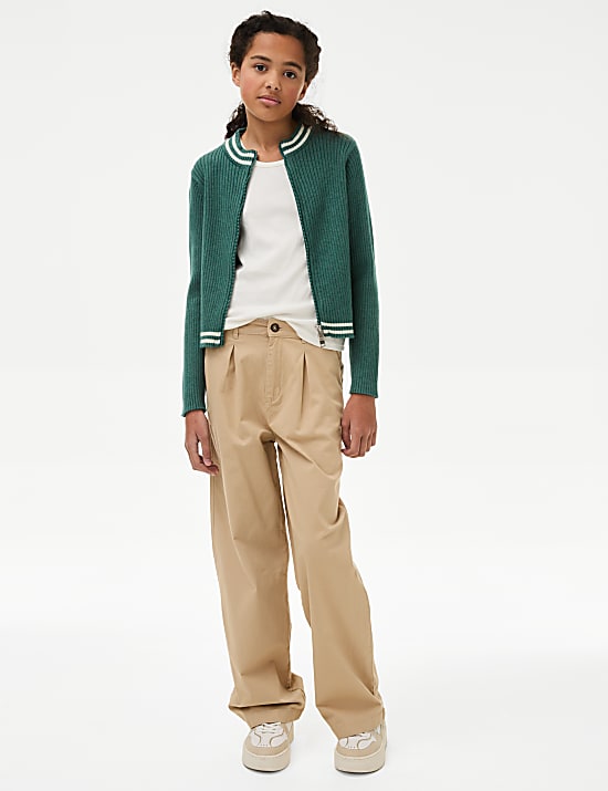Cotton Rich Chino Trousers (6-16 Yrs)