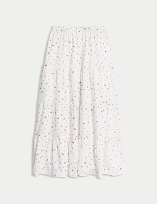 Pure Cotton Maxi Skirt (6-16 Yrs)