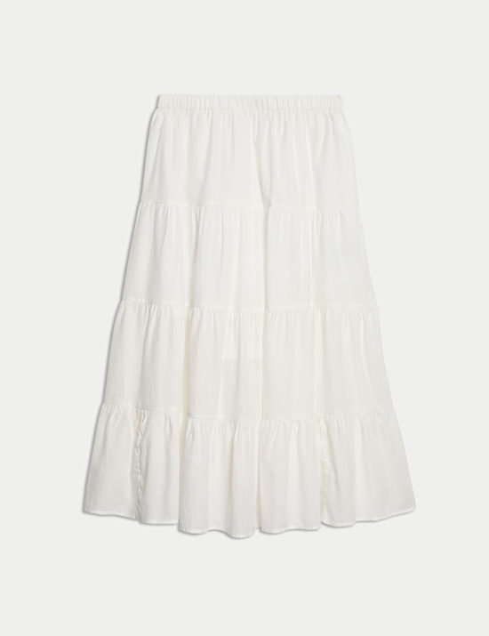 Pure Cotton Maxi Skirt (6-16 Yrs)