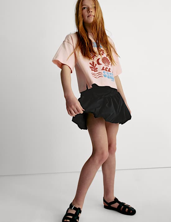 Pure Cotton Puff Ball Skirt (6-16 Yrs)