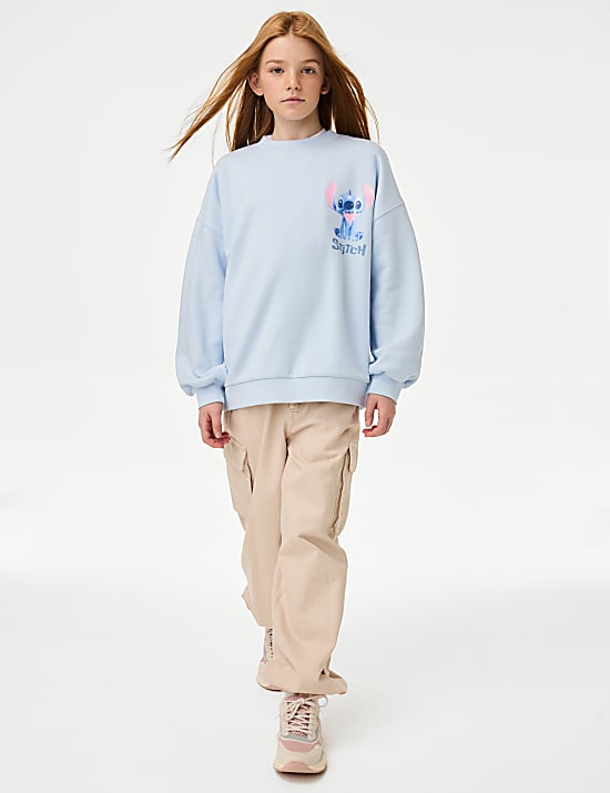 Cotton Rich Lilo & Stitch&trade; Sweatshirt (6-16 Yrs)