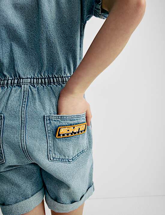 Combishort en jean McLaren F1 Team (du 2 au 16 ans)