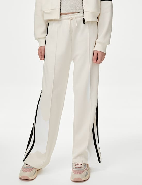 Cotton Rich Side Stripe Joggers (6-16 Yrs)