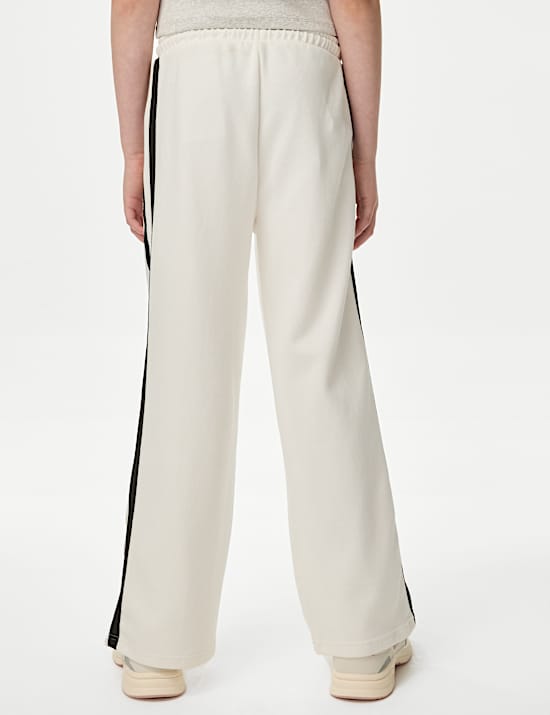 Cotton Rich Side Stripe Joggers (6-16 Yrs)