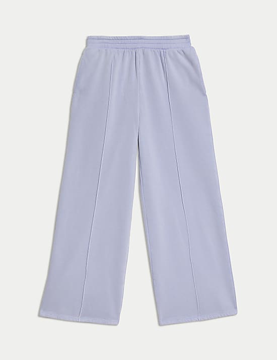 Cotton Rich Wide Leg Joggers (6-16 Yrs)