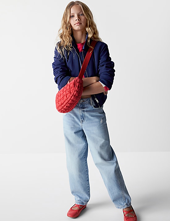 \nCarrot Leg Denim Jeans (6-16 Yrs)