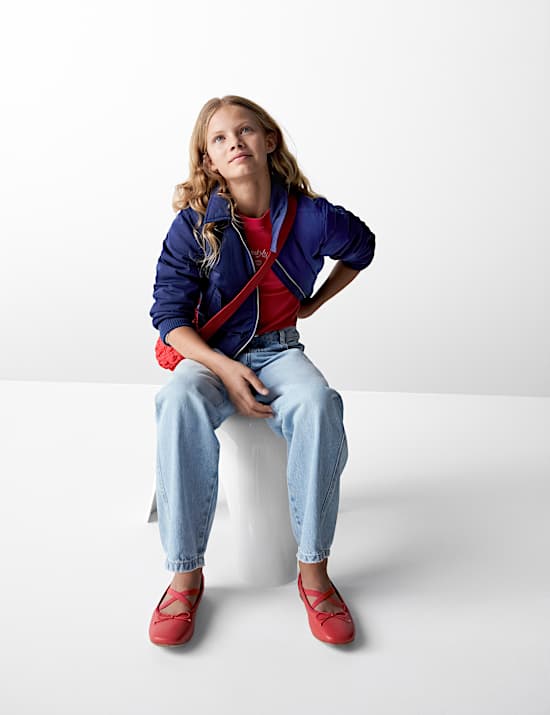 \nCarrot Leg Denim Jeans (6-16 Yrs)