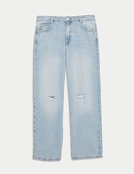Wide Leg Denim Jeans (6-16 Yrs)