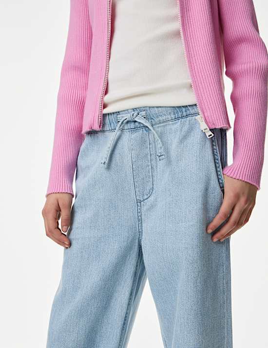 Wide Leg Denim Jeans (6-16 Yrs)