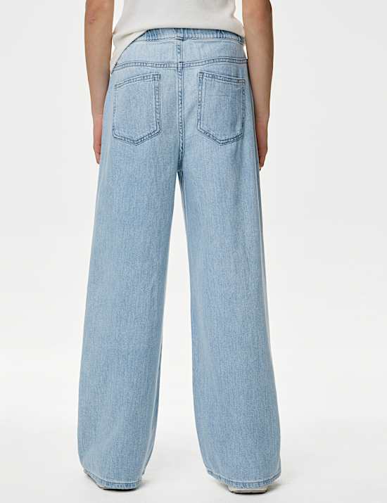 Wide Leg Denim Jeans (6-16 Yrs)