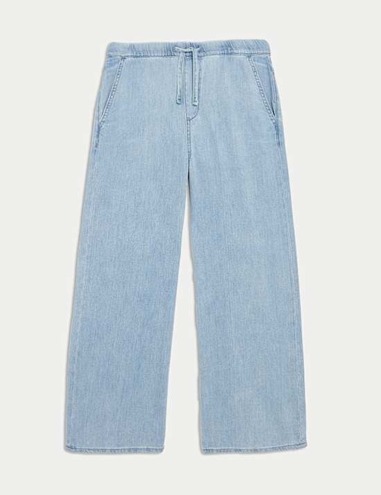 Wide Leg Denim Jeans (6-16 Yrs)