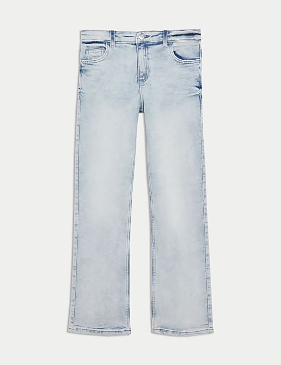 Rozszerzane dżinsy o kroju regular fit (6–16 lat)