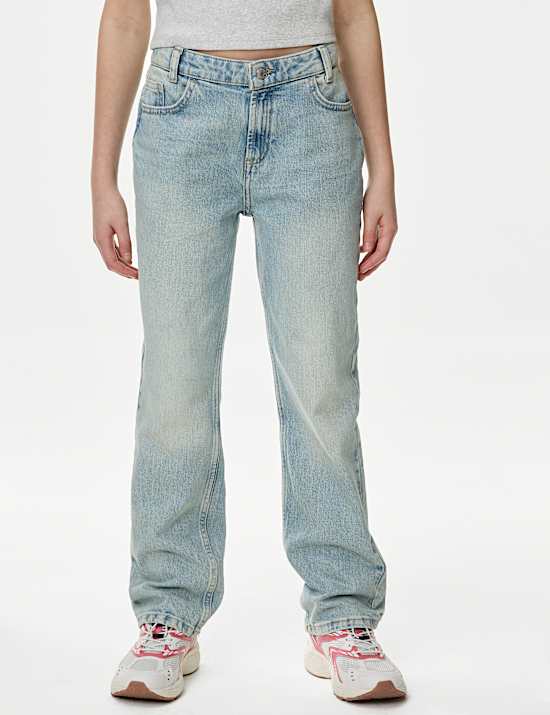 Straight Leg Denim Jeans (6-16 Yrs)