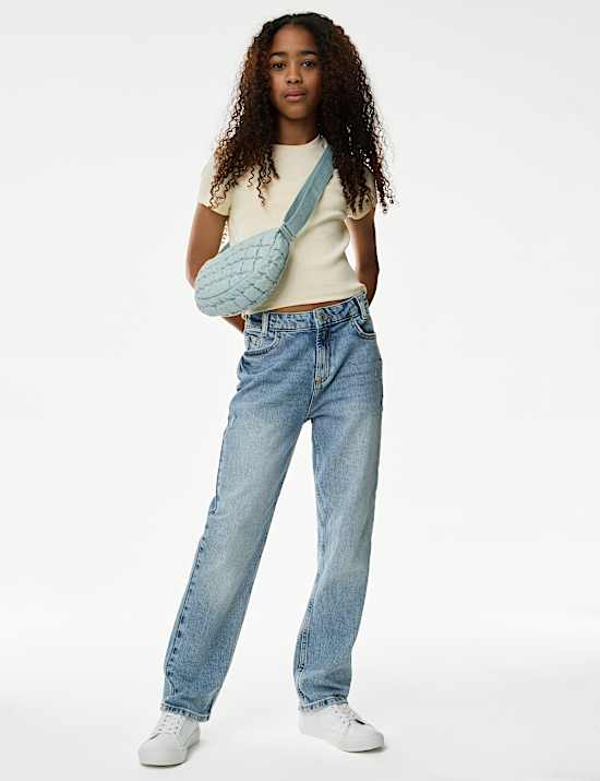 Straight Leg Denim Jeans (6-16 Yrs)