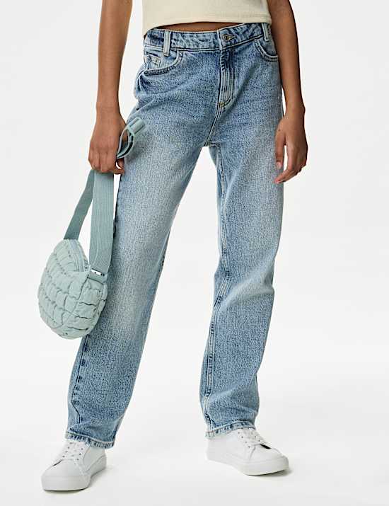 Straight Leg Denim Jeans (6-16 Yrs)