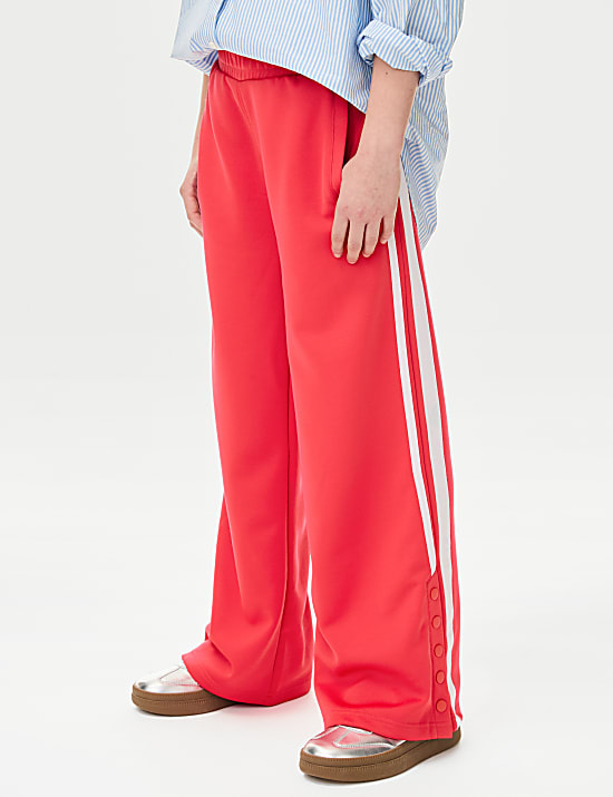 Cotton Rich Side Stripe Joggers (6-16 Yrs)