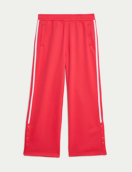 Cotton Rich Side Stripe Joggers (6-16 Yrs)
