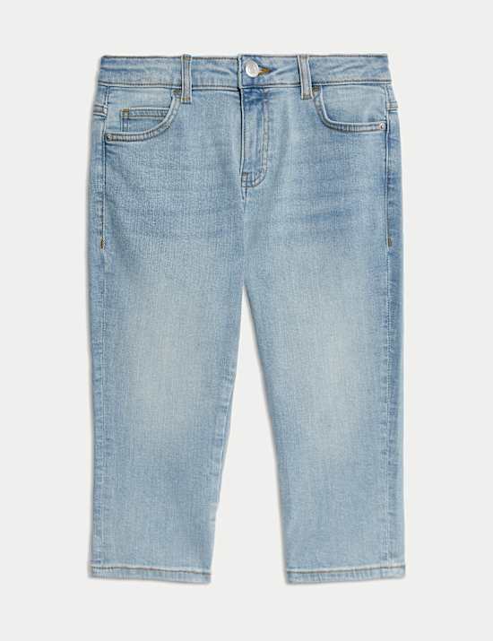 Skinny Capri Denim Jeans (6-16 Yrs)