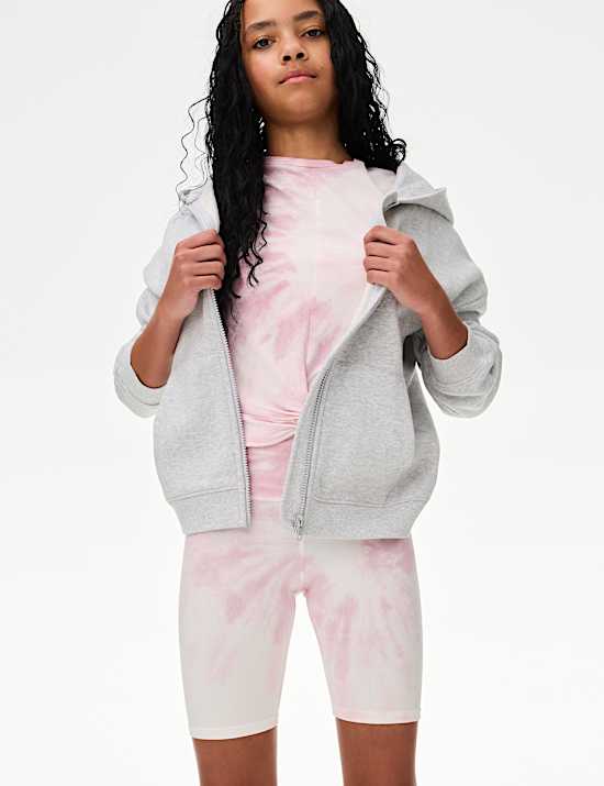 Cotton Rich Ombre Cycling Shorts (2-16 Yrs)