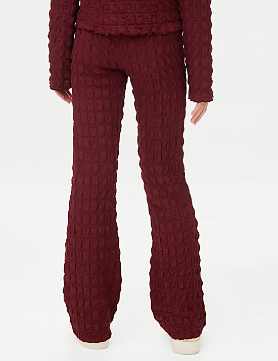 Textured Flared Trousers (6-16 Yrs)