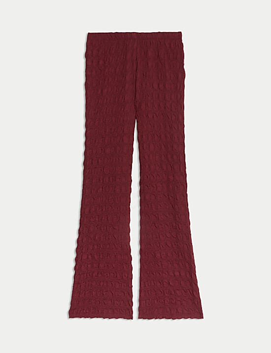 Textured Flared Trousers (6-16 Yrs)