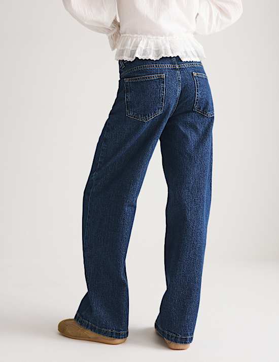 Denim Wide Leg Jeans (6-16 Yrs)