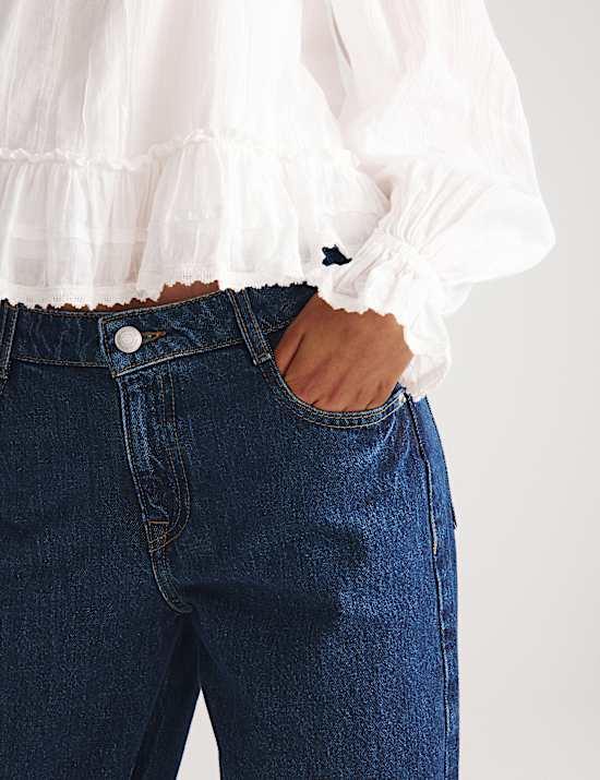Denim Wide Leg Jeans (6-16 Yrs)