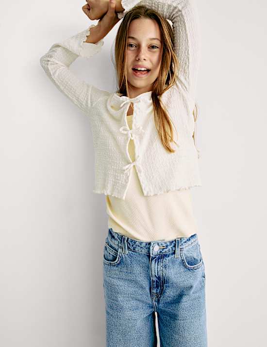 Jeans denim coupe large (du 6 au 16 ans)