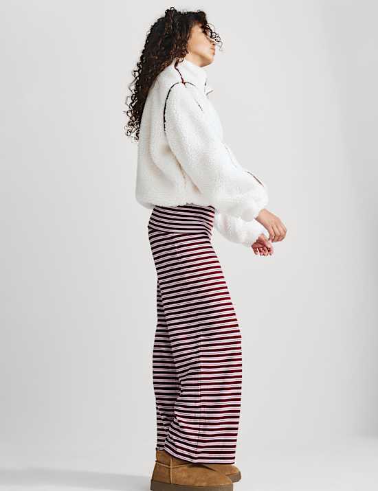Cosy Foldover Wide Leg Trousers (6-16 Yrs)