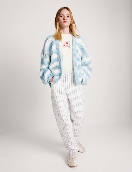 Katoenrijk T-shirt met grafische strandprint (6-16 jaar)