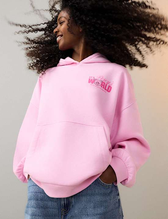 Cotton Rich Percy Pig&trade; Slogan Hoodie (6-16 Yrs)