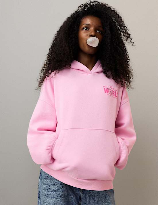 Cotton Rich Percy Pig&trade; Slogan Hoodie (6-16 Yrs)