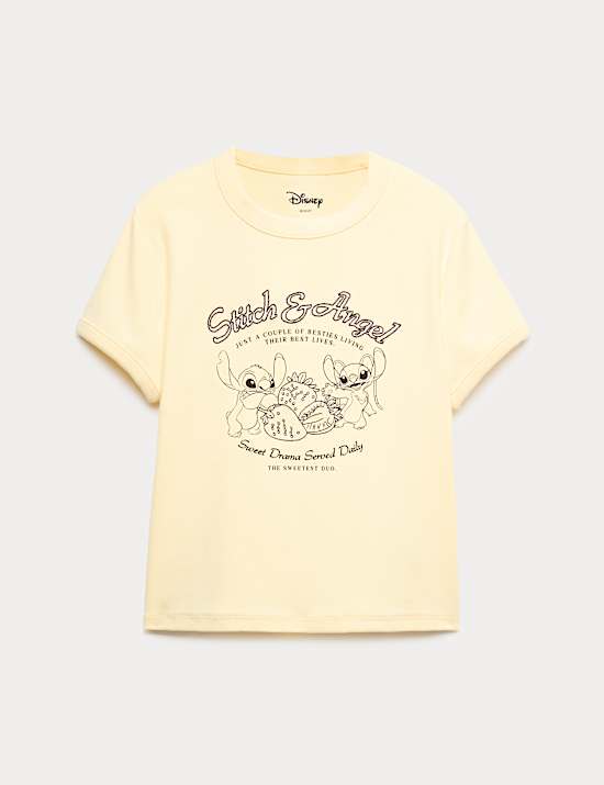 Katoenrijk T-shirt met Lilo & Stitch™ voor baby’s (6-16 jaar)