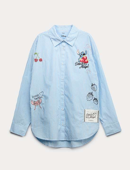 Pure Cotton Lilo & Stitch&trade; Beaded Shirt (6-16 Yrs)