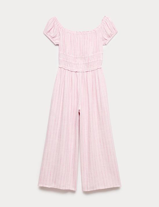 Checked Wide Leg Jumpsuit (6-16 Yrs)